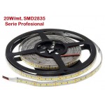 Tira LED 5 mts Flexible 100W 980 Led SMD 2835 IP20 Blanco Cálido, Serie Profesional Tira LED 5 mts Flexible 100W 980 Led SMD 2835 IP20 Blanco Cálido, Serie Profesional